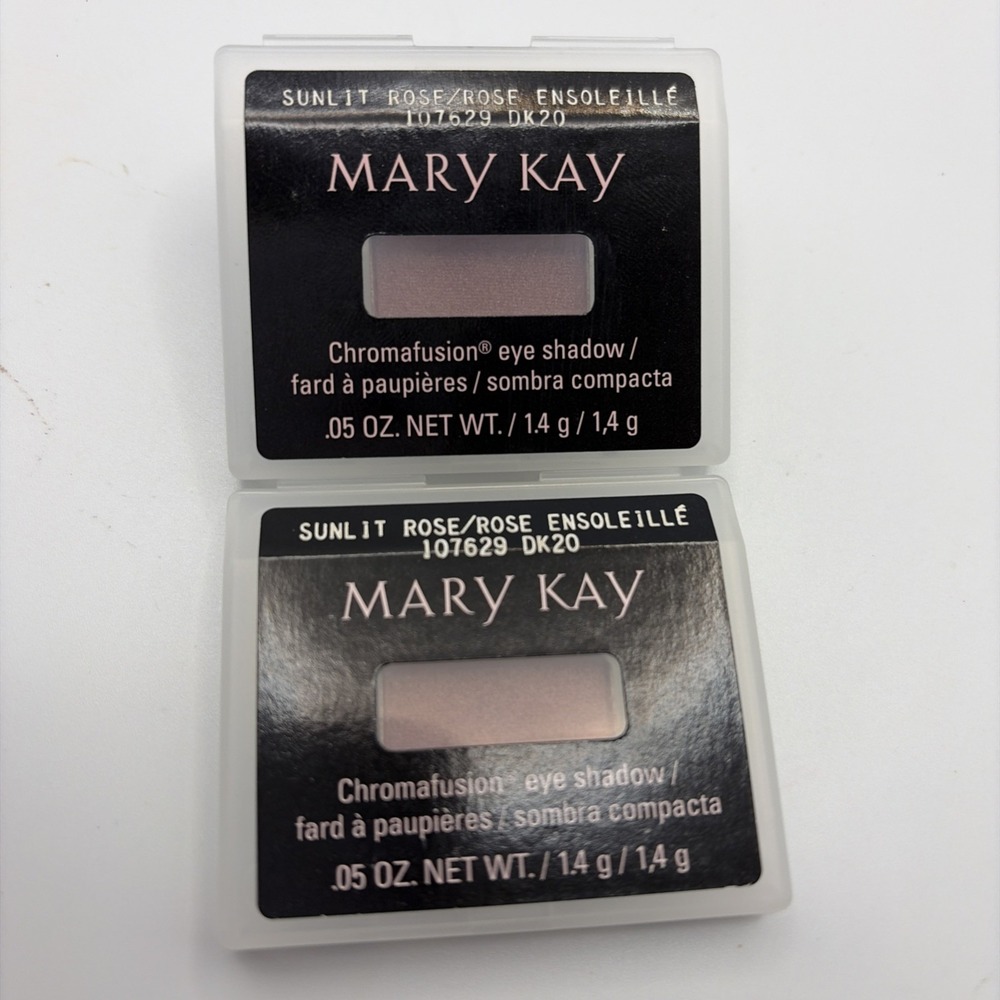 Mary Kay CHROMAFUSION EYE SHADOW 0.05 Oz Sunlit Rose 107629 Lot Of 2 New